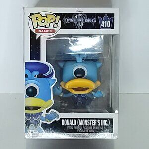 Funko POP! Games Disney Kingdom Hearts III Monster’s Inc Donald Figure #410 NEW
